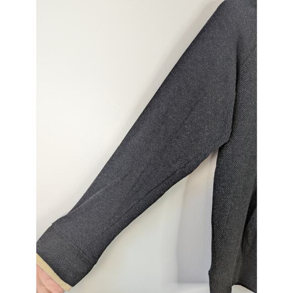 Women's Faherty Dark Gray Legend Sweater Hoodie - Picture 3 of 8